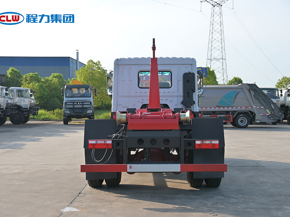 程力D9车厢可卸式套臂垃圾车