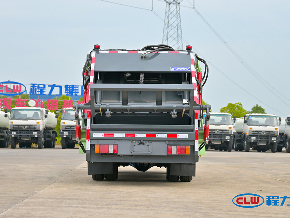 东风途逸蓝牌纯电动压缩垃圾车