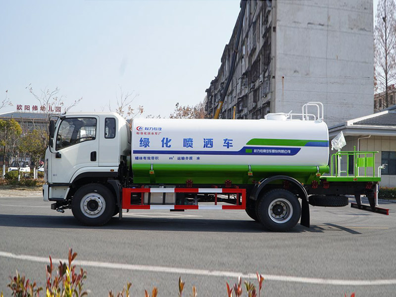 陕汽X9CLW5180GPSSDP 15方绿化喷洒车