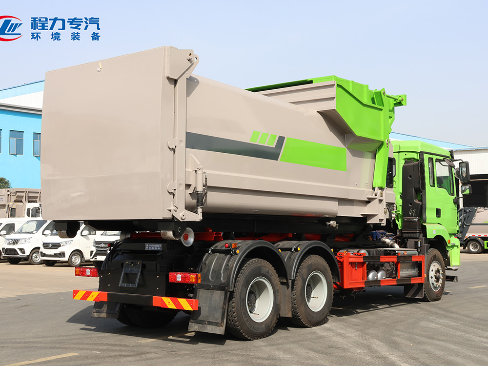 后双桥陕汽德龙M3000（绿色）